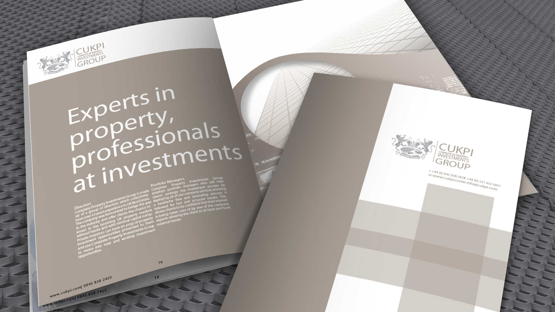 CUKPI brochure spread print sample
