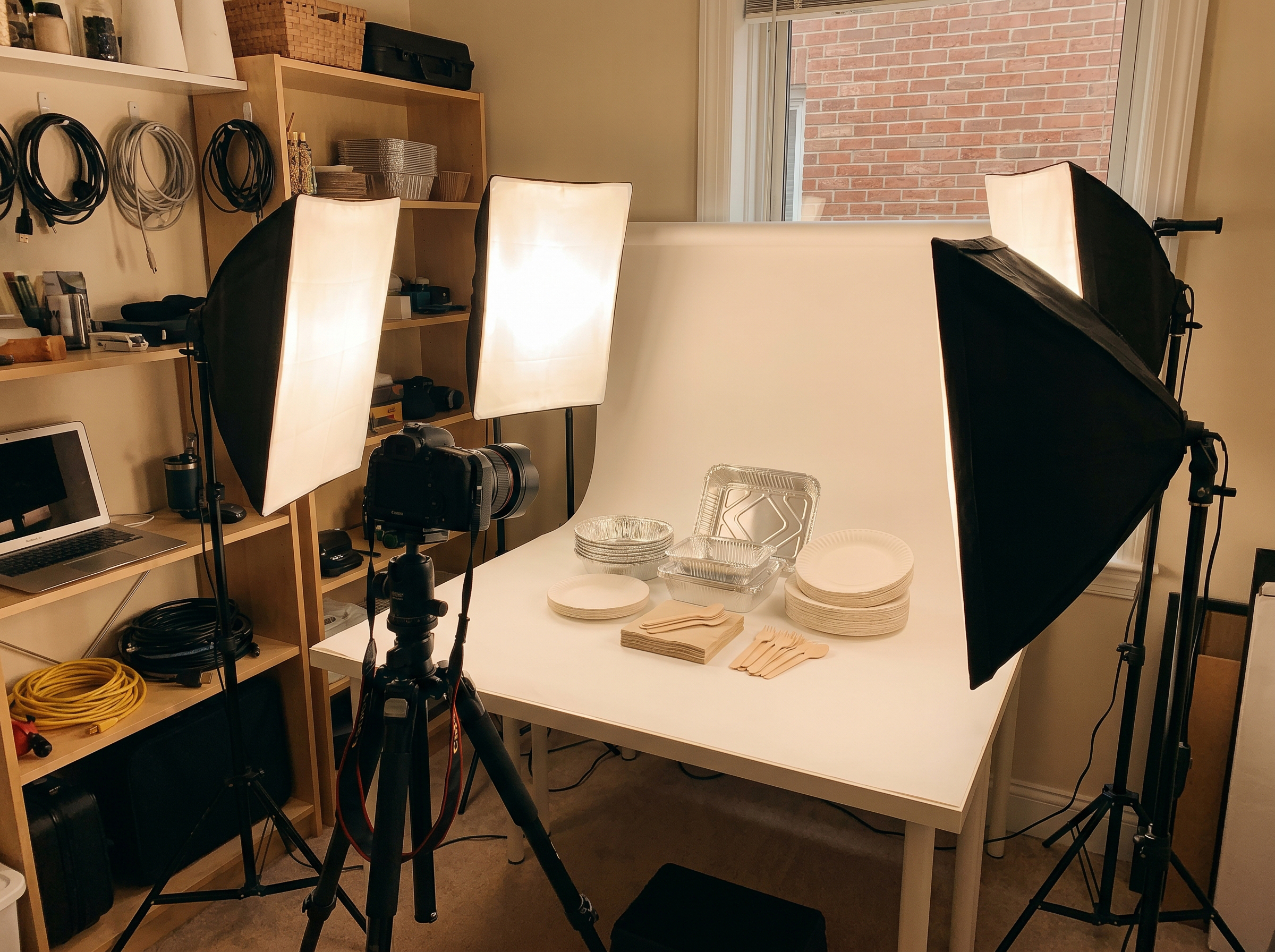 Product photography studio at Impreshens